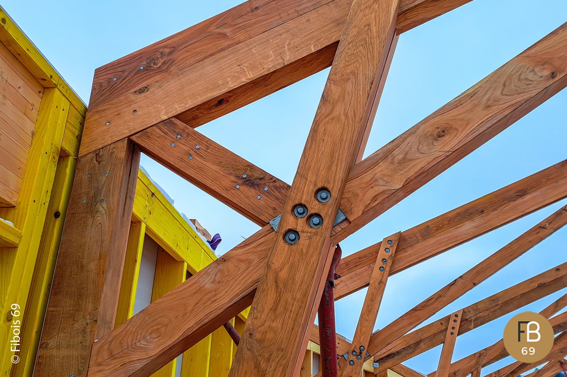 Détail restaurant scolaire St Martin en Haut FIBOIS 69